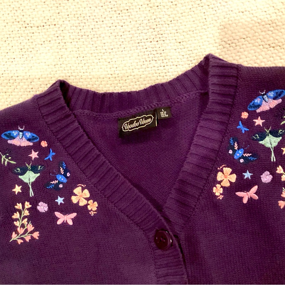 Retro style cardigan